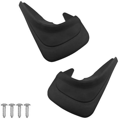 Eponcia Mud Flaps Splash Guard, Front and Rear Tire Protector No Drilling Large Mud Guards Fenders Universal for Cars Trucks SUVs All Weather Wheel Mudgflaps Automotive Exterior Accessories (Set of 2) - Image 1