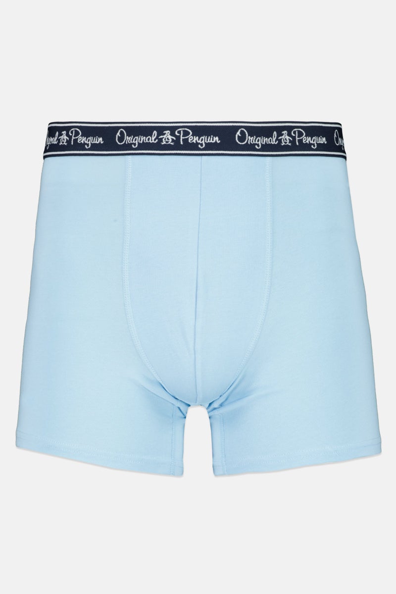 Original Penguin Men 3 Pieces All Over Print Boxer Briefs, Red  - Image 5