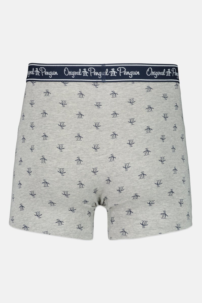 Original Penguin Men 3 Pieces All Over Print Boxer Briefs, Red  - Image 4