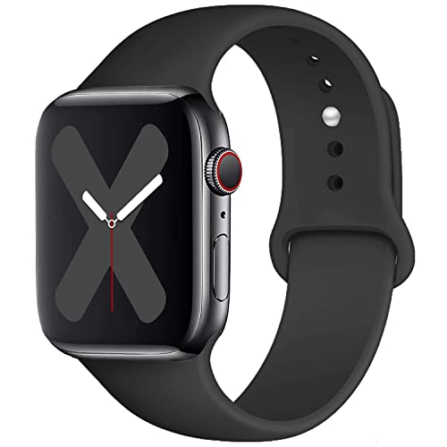 JimysCo Saucyi Compatible with Apple Watch Band 41mm 40mm 38mm 49mm 45mm 44mm 42mm,Soft Silicone Sport Band Replacement Strap with Classic Clasp for iWatch Series 8 7 6 5 4 3 2 1 SE - Image 1