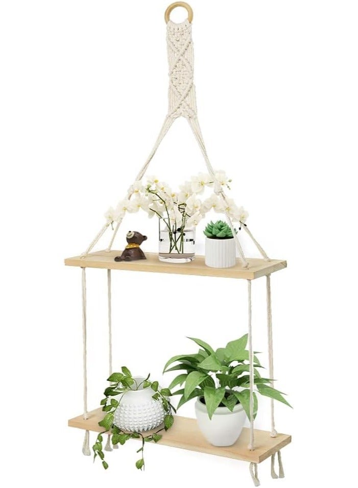 انتيكيانو رف حائط خشبي - Image 1