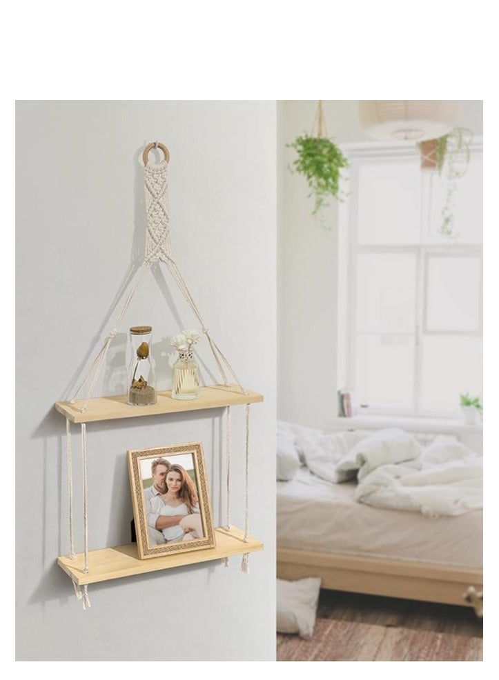 انتيكيانو رف حائط خشبي - Image 4