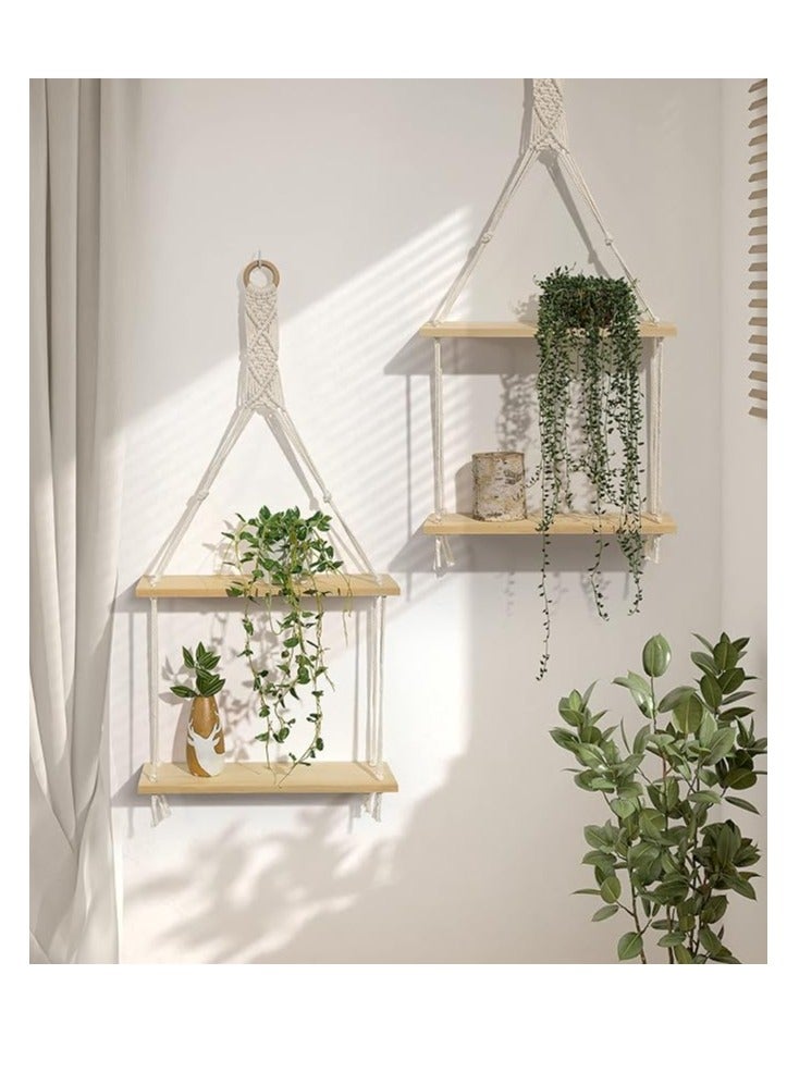 انتيكيانو رف حائط خشبي - Image 2