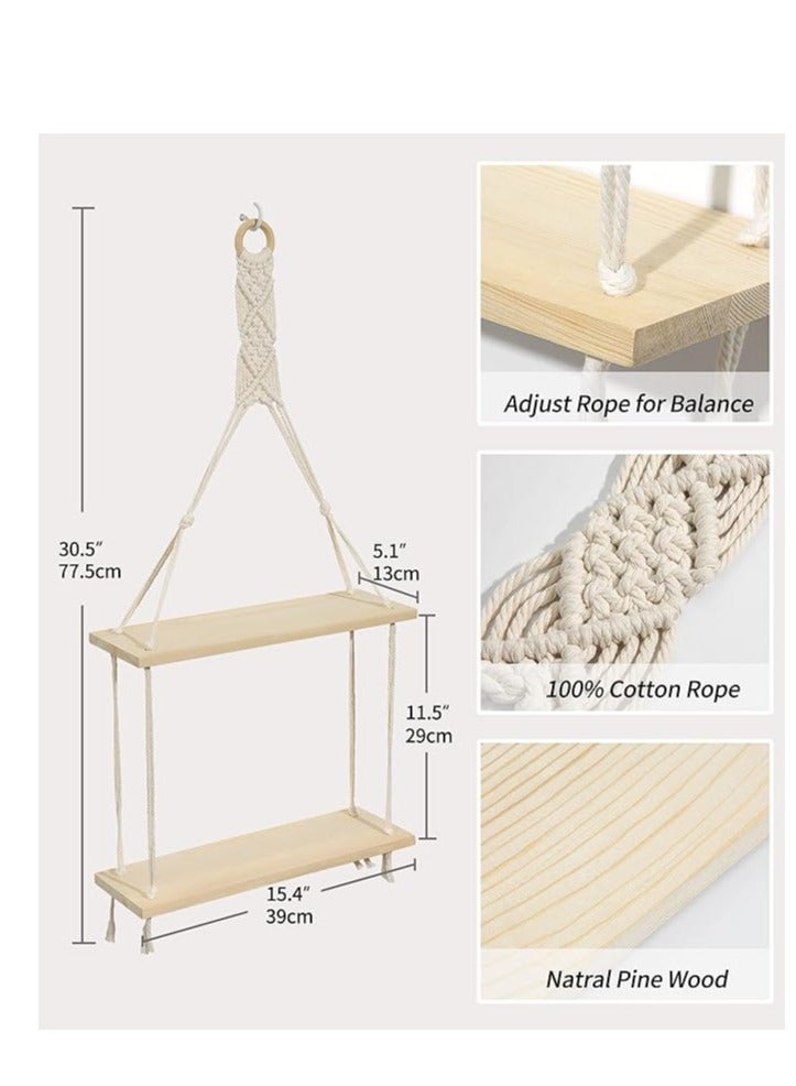 انتيكيانو رف حائط خشبي - Image 3