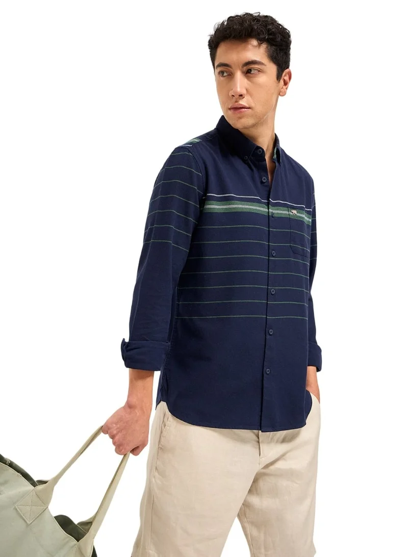 THE BEAR HOUSE Cotton Shirt for Men | Slim Fit, Long Sleeve, Casual & Formal Wear | Soft, Breathable Fabric for Office, Everyday, & All-Season Use in Classic & Trendy