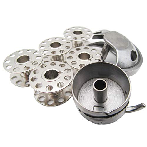 ckpsms Brand KP19036 Domestic Sewing Machine Shuttle Hook Bobbin CASE5 BOBBINS Compatible with Singer ElnaBrother - Image 3