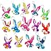 Roaqua 30 packs Bulk Eagles mini pop key chain Fidget for Boy Girls Gifts Small Birthday Party Favors Supplies and Classroom summer Student Prize - Image 2