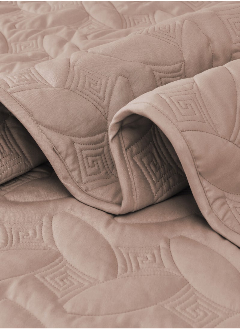 Master Home Textile - 3Piece Microfiber Bedspread Set Fits 120 x 200 cm Single Size Bed Single Size Compressed Comforter Set Elmira Series - Image 1
