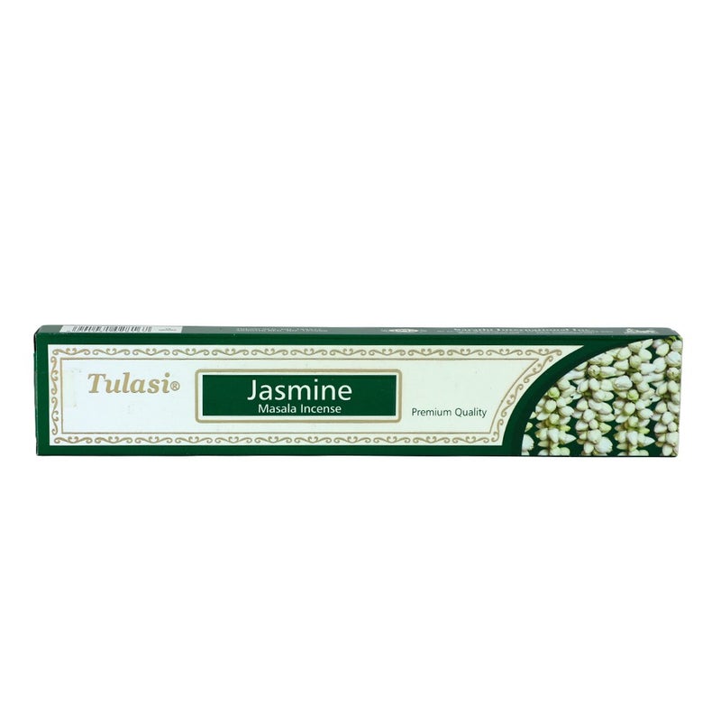 Tulasi Premium Masala Jasmine Incense Sticks (Agarbatti) for Pooja, Prayer, Meditation & Home Fragrance, 1 Pack - Image 1