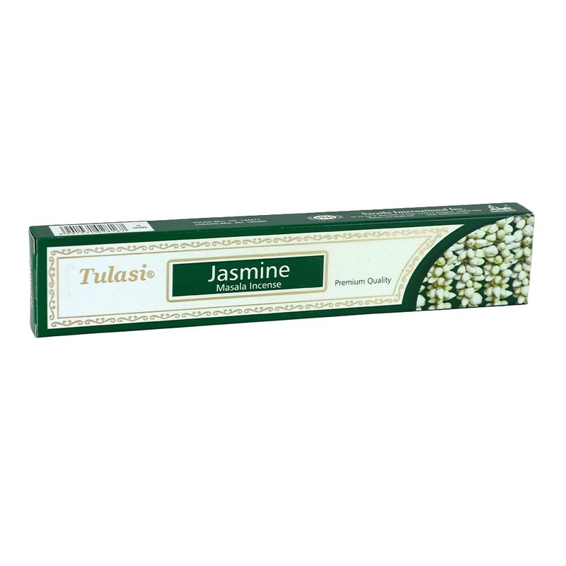 Tulasi Premium Masala Jasmine Incense Sticks (Agarbatti) for Pooja, Prayer, Meditation & Home Fragrance, 1 Pack - Image 2