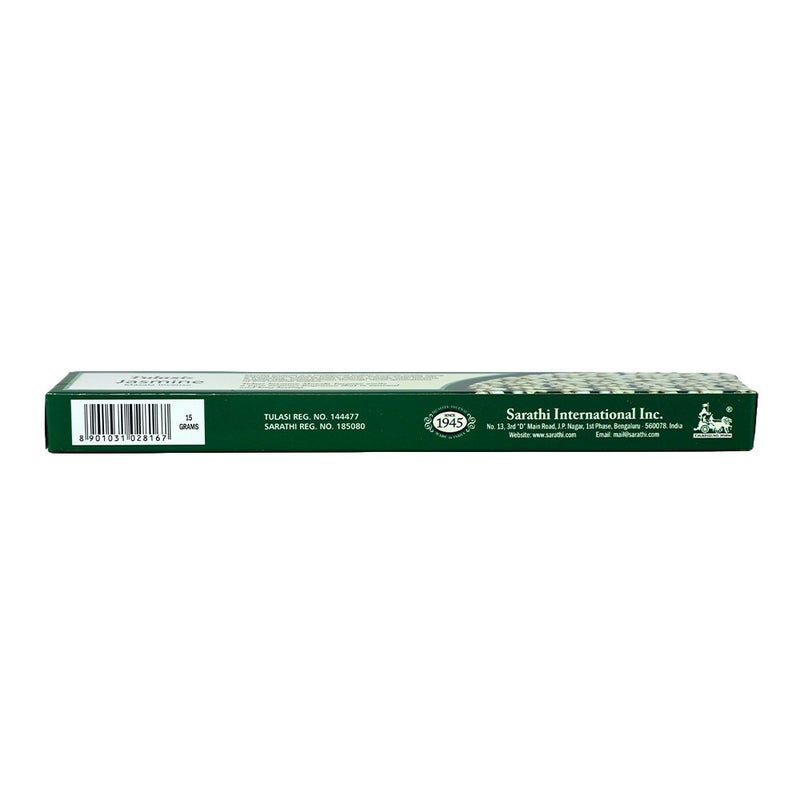 Tulasi Premium Masala Jasmine Incense Sticks (Agarbatti) for Pooja, Prayer, Meditation & Home Fragrance, 1 Pack - Image 3