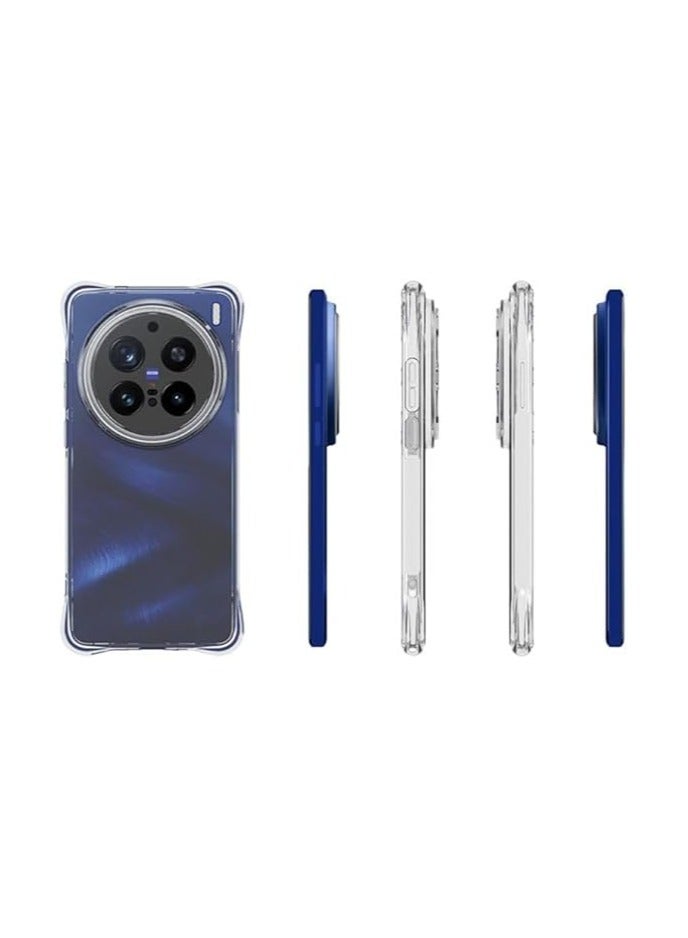 Slim Case Compatible with VIVO X200 Pro 5G, 【Anti-scratch】 Soft Transparent TPU Protective Case, with 【2-Pack】 Screen Protectors - Image 2