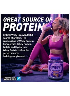 Applied Nutrition Critical Whey Protein Powder Cinnamon Bun Flavour 2kg  - Image 3