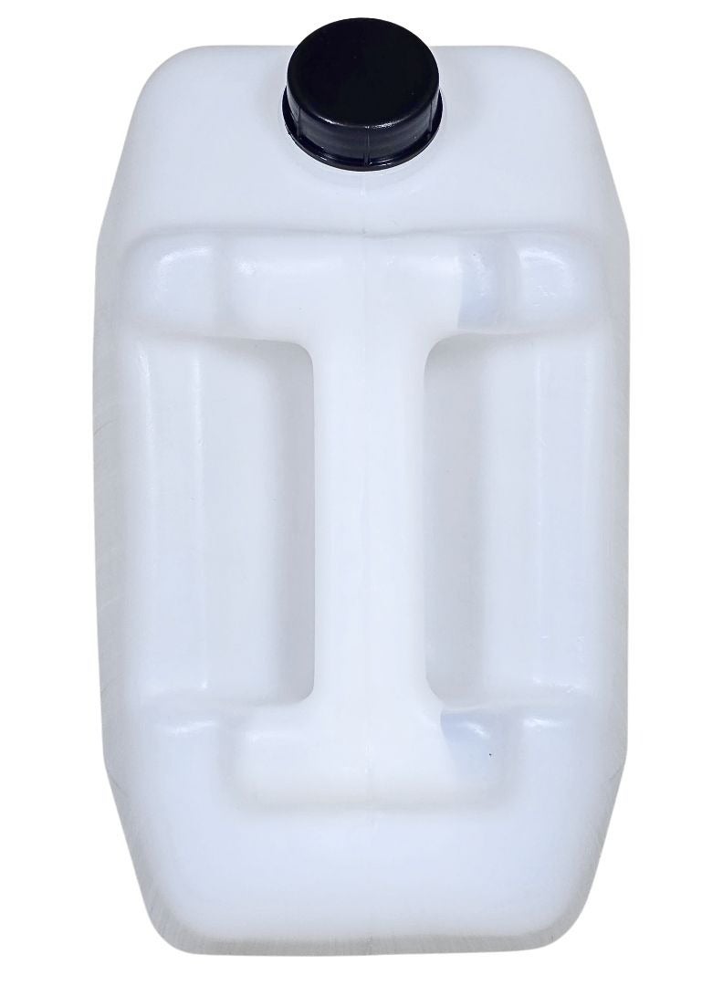 ARTC 10L Heavy Duty HDPE Plastic Jerrycan Bottle & Container | Double Lid Leak-Proof Transparent White | Multipurpose Food Grade & Chemical Safe for Shipping, Camping, Storage, Outdoor and Indoor Use - Image 4