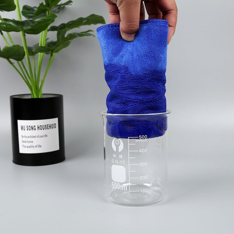 Polyester And Nylon Absorbent Car Wipes, Car Wash Towels, Thickened Absorbent Rags, Household Cleaning Towels, Barber Shop Towels - Image 4