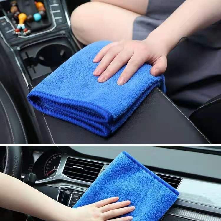 Polyester And Nylon Absorbent Car Wipes, Car Wash Towels, Thickened Absorbent Rags, Household Cleaning Towels, Barber Shop Towels - Image 5