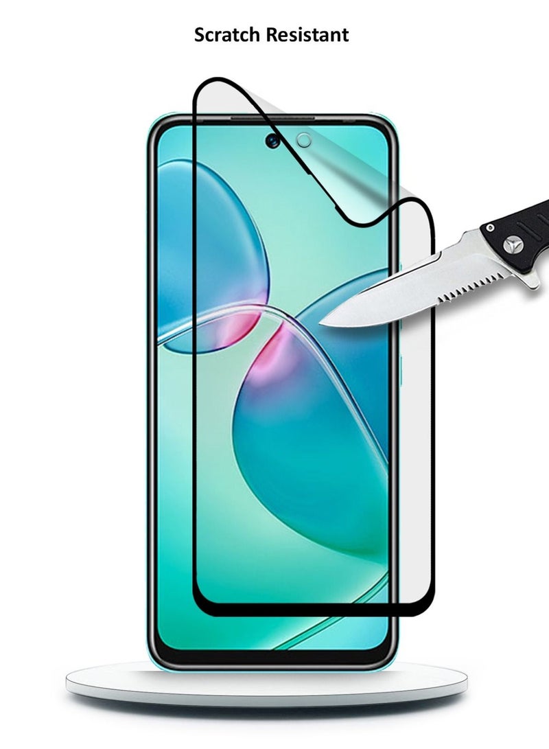 Techie واقي شاشة سيراميكي غير لامع 9D من Techie لهاتف Infinix Hot 12 Play - Image 3