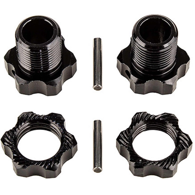 Team Associated Wheel Hex Set: Rival MT8, ASC25932