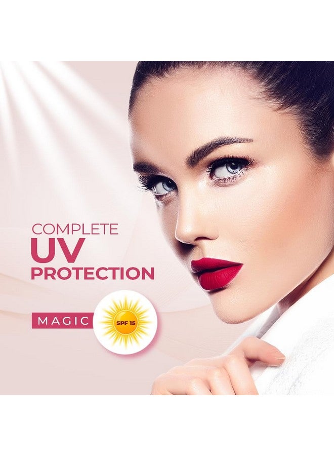 Juice Festive Maroon - M14 Kiss Sensation Lipstick & Natural Nude - M12 Color Luxe Liquid Lipstick with Goodness of Bio Retinol, & SPF 15 UV Protection - Image 5