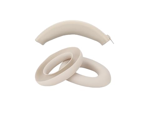 WUNIAK Silicone Case Cover for Sony ULT WEAR WH-ULT900N,Ear Caps Cover/Headband for Sony ULT WEAR WH-ULT900N,Anti-Scratch Accessories Soft Silicone Protector.(Cream) - Image 4