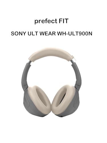 WUNIAK Silicone Case Cover for Sony ULT WEAR WH-ULT900N,Ear Caps Cover/Headband for Sony ULT WEAR WH-ULT900N,Anti-Scratch Accessories Soft Silicone Protector.(Cream) - Image 5