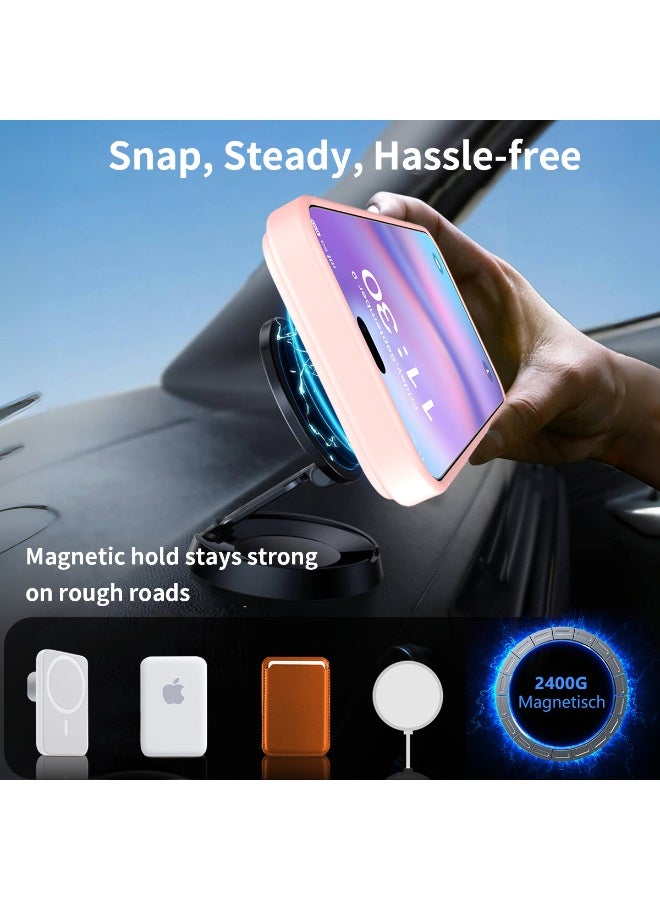 ZXING iPhone 17 Pro Max Case 2026 Magnetic Military Grade Protection with Builtin Stand Shockproof Slim Cover Compatible with MagSafe Accessories - Image 3