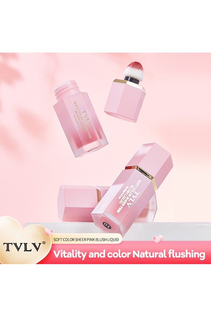 TVLV Soft Face Blush Stick for a Flawless Finish Creamy Blendable Formula for All Skin Types Everyday Wear Professional Makeup Matte Natural Long Lasting Blush Powder Peach Pollen - Image 2