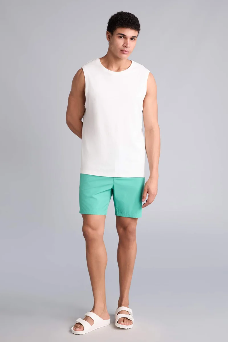 Defacto  Regular Fit Swim Shorts for Men | Best Price UAE