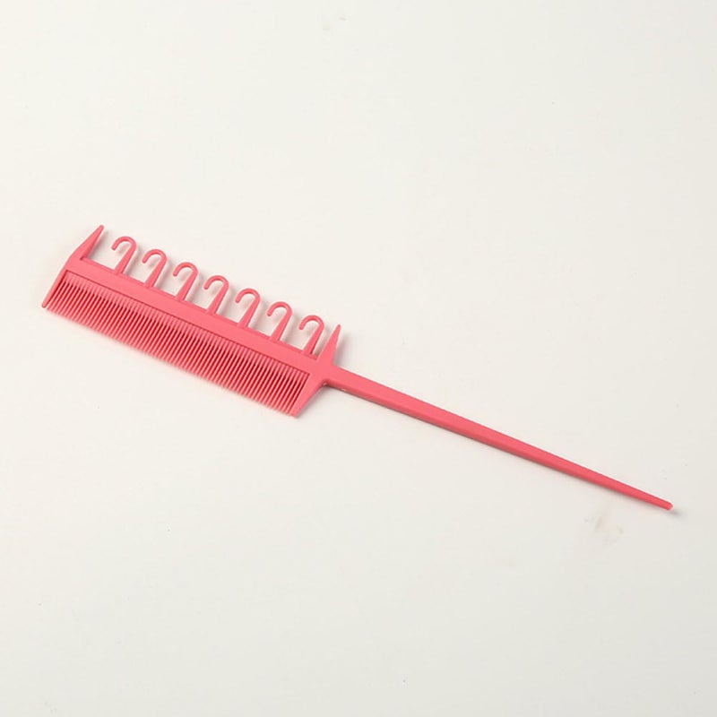 Professional Hairdressing Tail Comb Set 2 Piece with Hook Pointed Hair Dye Comb for Salon Home Styling - Image 5