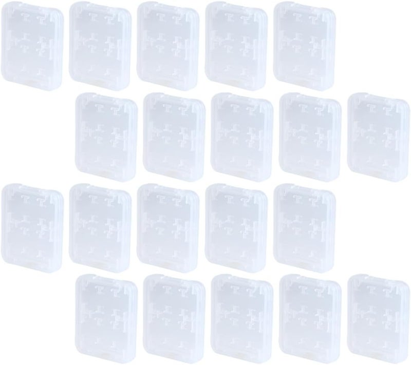 20pcs Memory Card Case and Card Holder with 8 Slots Portable Storage Box for Suitable for Photographers and Travel Use - Image 1