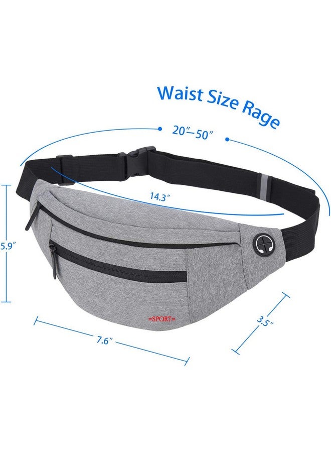 BROGBUS Sport Packs for Women Men with 4-Zipper Pockets Cross Body bag - Image 4