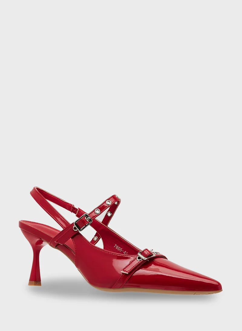ايلا High Heeled Sling Back Pump