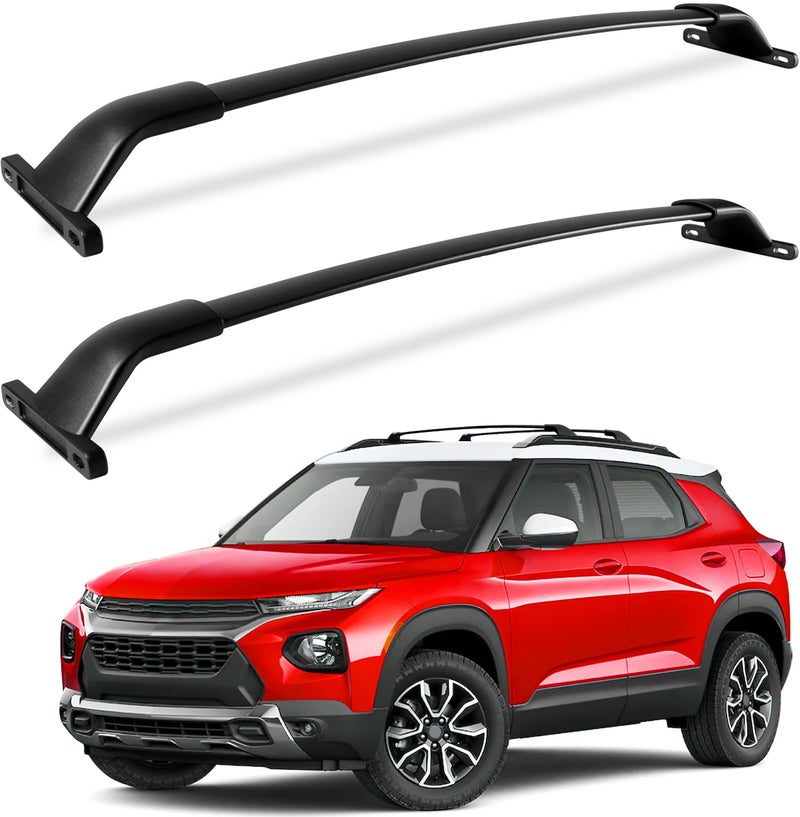 KINGGERI 220lbs Roof Rack Cross Bars Fit for Chevy Trailblazer 2021 2022 2023 2024 2025 L LT ACTIV RS Chevrolet Heavy Duty Aluminum Roof Rails Crossbars Cargo Carrier Rooftop Car SUV Accessories