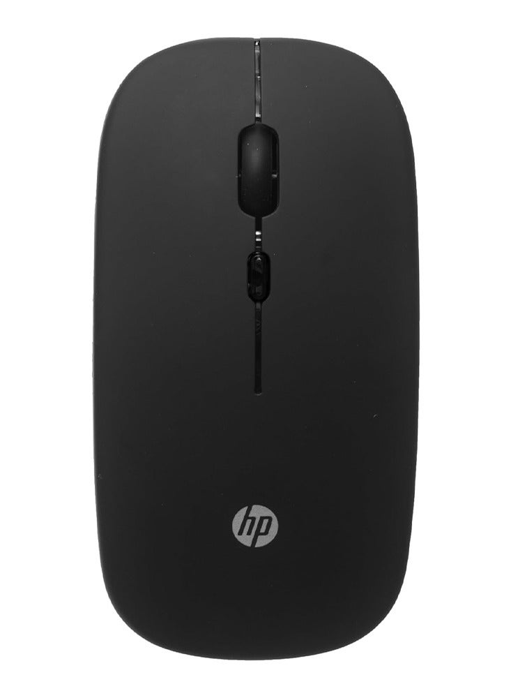 HP ماوس ألعاب سلكي S02 للكمبيوتر المحمول والكمبيوتر الشخصي، ماوس 4 أزرار 1000 و1600 DPI، محرك بصري عالي الجودة - أسود - Image 2