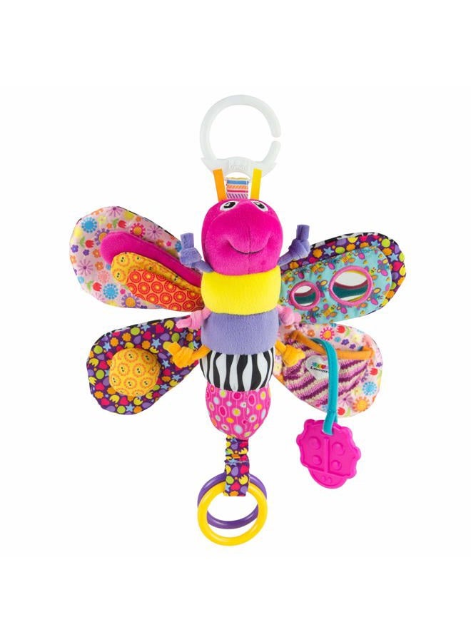 Lamaze لعبة فيفي اليراعة القابلة للتعليق على عربة الأطفال - ألعاب أطفال ناعمة معلقة - ألعاب أطفال تصدر أصوات مع ألوان عالية التباين - ألعاب سفر للأطفال من عمر 0 أشهر وما فوق - Image 1
