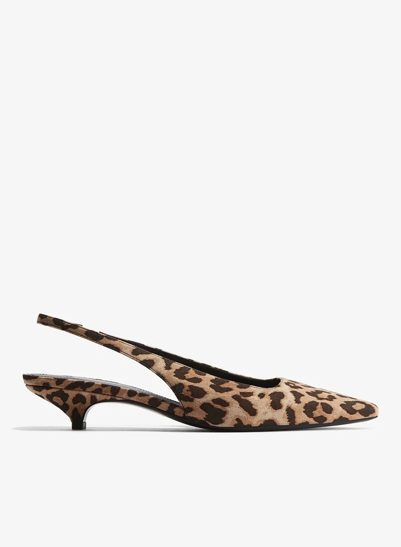H&M Pointed slingbacks