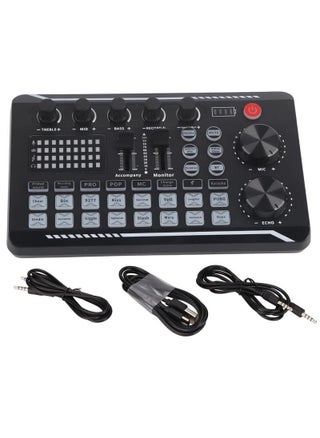 F998 Professional USB Sound Card Audio Adapter – High-Performance External Sound Card with Adjustable Volume, Real-Time Audio Control, Noise Reduction, and Crystal-Clear Sound Quality – Ideal for Live Streaming, Podcasting, Gaming, and Studio Recording - pzsku/ZFF7D8CF9CA782ADF4DD8Z/45/1747671173/2f53c85d-896a-4ed9-b44a-a7c5c093a2e0
