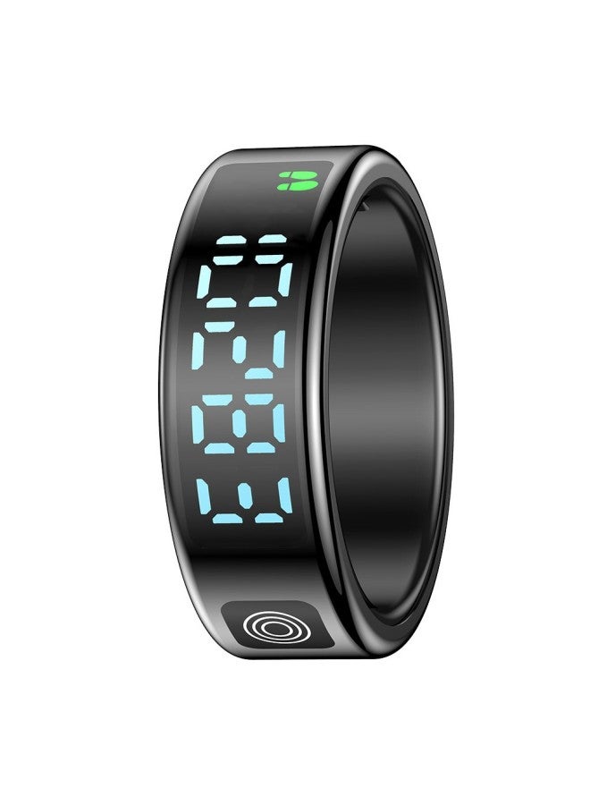 Smart Ring Ring Ring Brush Trembles From A Distance To Read Novels Page Turning Remote Control Photo Time Display Smart Ring-Color:Black-no. -10--line Charger - Image 5