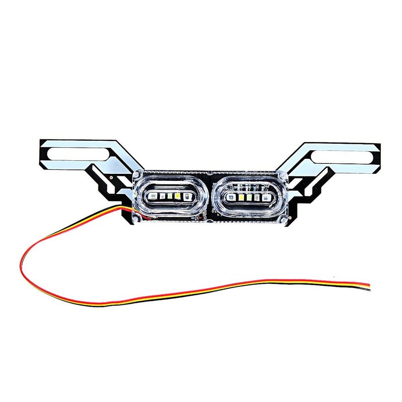 SPEDY 12V Motorcycle Strobe License Plate Light LED Flashing Brake Tail Fog Signal LAMP for Bajaj Pulsar RS 200 Licence_Fog1188 - Image 1