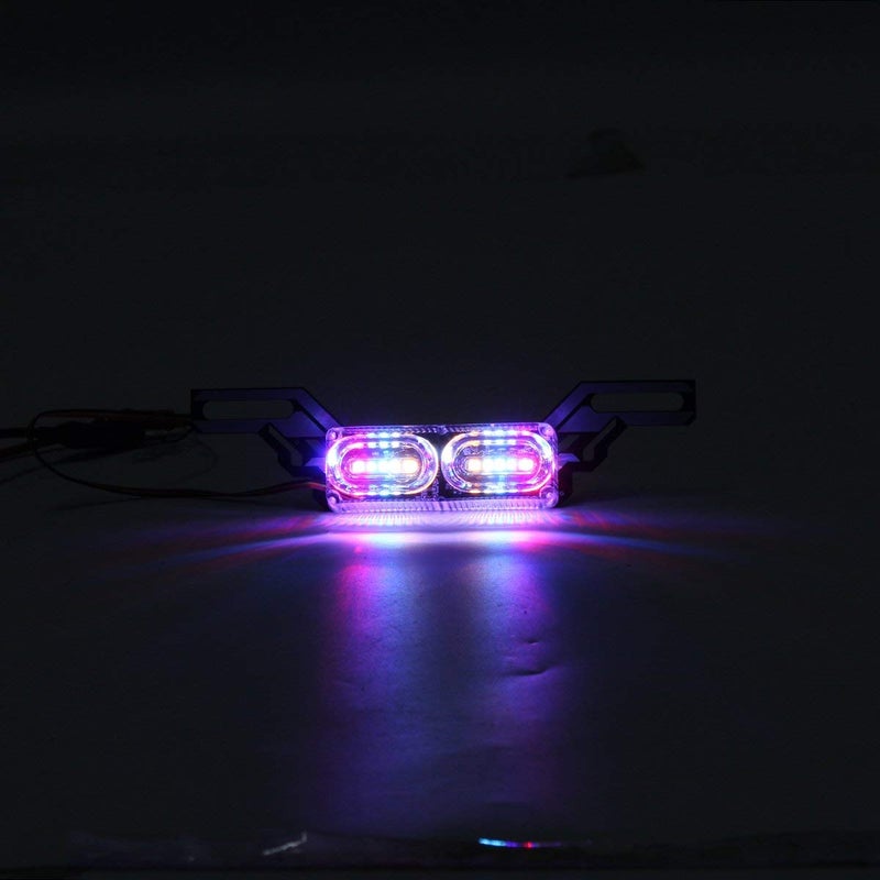 SPEDY 12V Motorcycle Strobe License Plate Light LED Flashing Brake Tail Fog Signal LAMP for Bajaj Pulsar RS 200 Licence_Fog1188 - Image 4