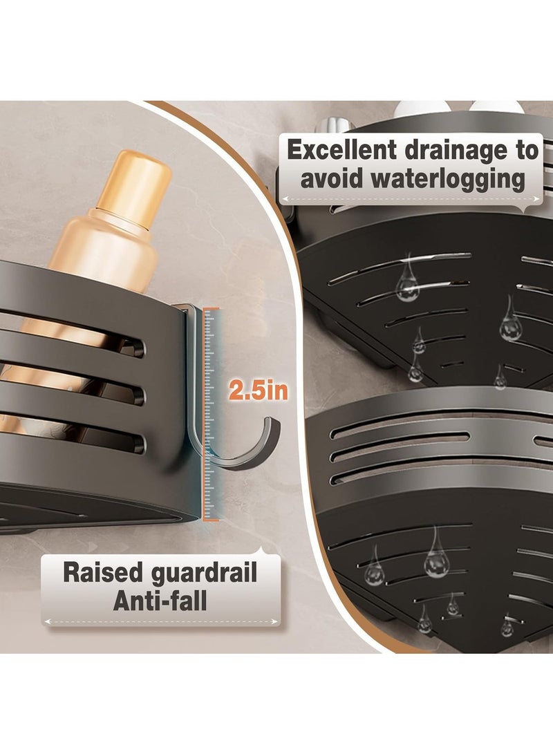 Joybos No-Drill Over Toilet Bathroom Storage Rack – Double Layer Wall Mounted Organizer Shelf, Waterproof Space Saving Bathroom Shelf, Heavy Duty Bathroom Storage Rack Grey - Image 4