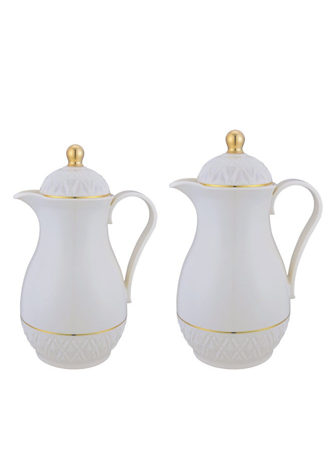 2-Piece Tea/Coffee Flask Set 0.6L & 1L Beige/Gold - pzsku/ZFF7D9ED83E10ADE256BAZ/45/_/1731830096/a2ad0b67-dd83-49b3-bf1e-3ad5c433a5b2