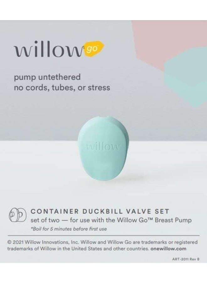 Willow مجموعة صمامات مضخة الثدي من ويليو جو، 2 قطعة، صمامات مضخة للاستخدام الاحتياطي أو الاستبدال، تتناسب مع مضخة الثدي القابلة للارتداء من ويليو جو لتجربة ضخ خالية من اليدين، خالية من BPA وآمنة للغسل في غسالة الصحون - Image 5