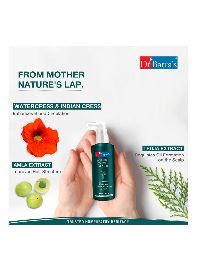 دكتور باترا سيروم دكتور باترا للتحكم في تساقط الشعر بمستخلصات طبيعية غنية بالحناء والجرجير وأملا ثوجا مركب من قبل خبراء الشعر 130 مل - Image 3