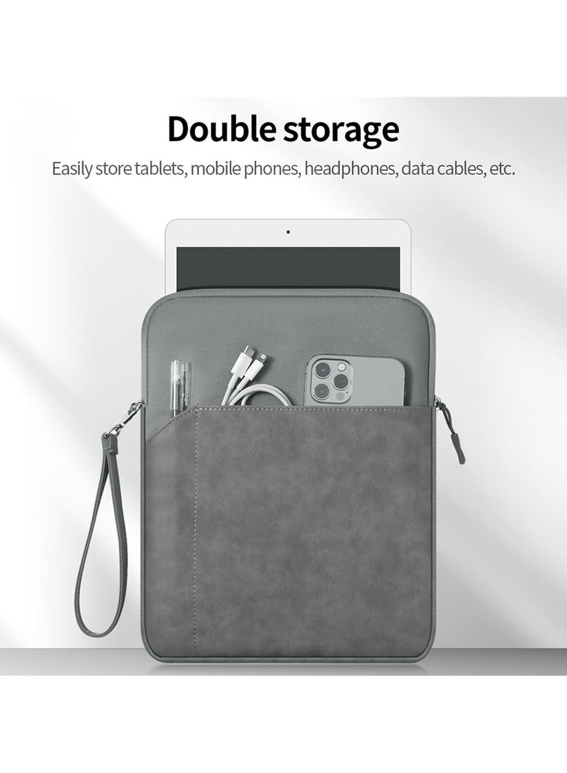 9-11 inch iPad Carrying Case, Padded TravelTablet Sleeve Bag for 11 inch iPad ProM4(2024),11 iPad Air M2 M3(2025),A16, 10.910.2 10.5-in iPad, Fit Apple Magic KeyboardSleeve -Grey - Image 3