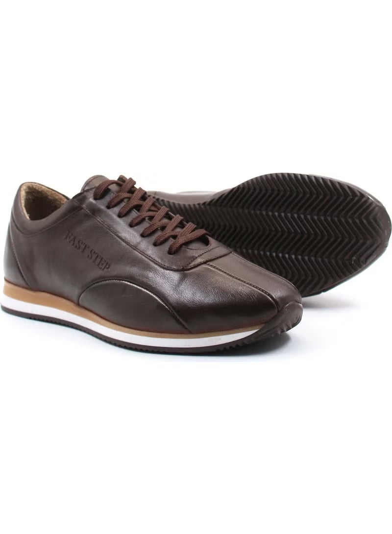 Fast Step Genuine Leather Men's Sneakers 154MABNT - Image 2