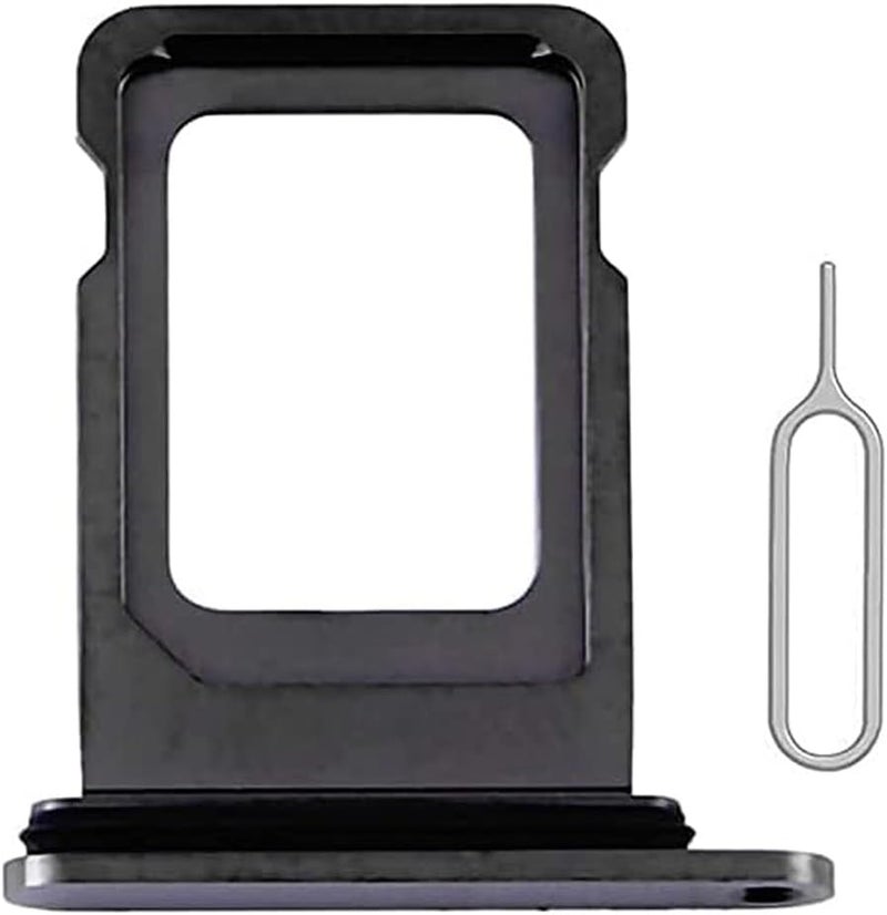Perzework SIM Card Tray Holder Slot Replacement for iPhone 13 Pro and iPhone 13 Pro Max (Graphite) with Waterproof Rubber Ring and Eject Pin (Single Sim Version) - Image 1