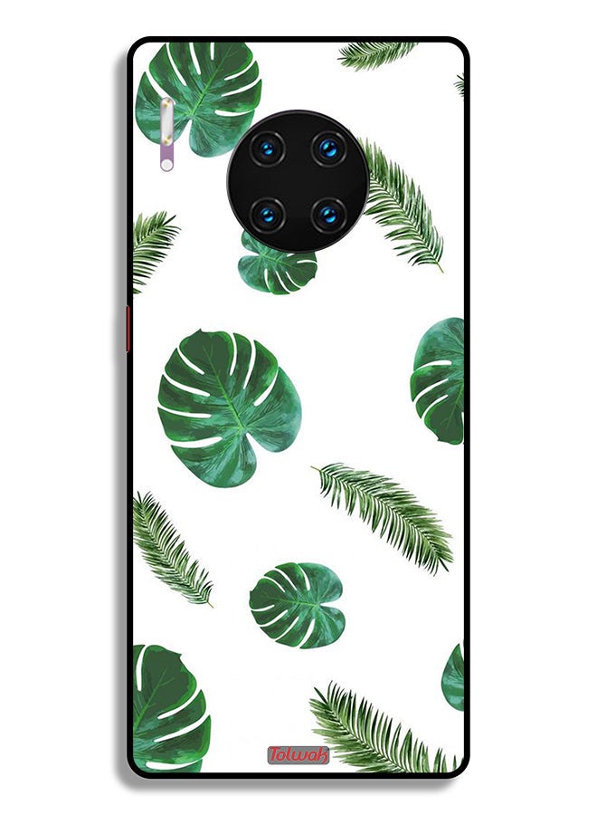 Tolwak Huawei Mate 30 Pro 4G Protective Case Cover Feathers Art - Image 2