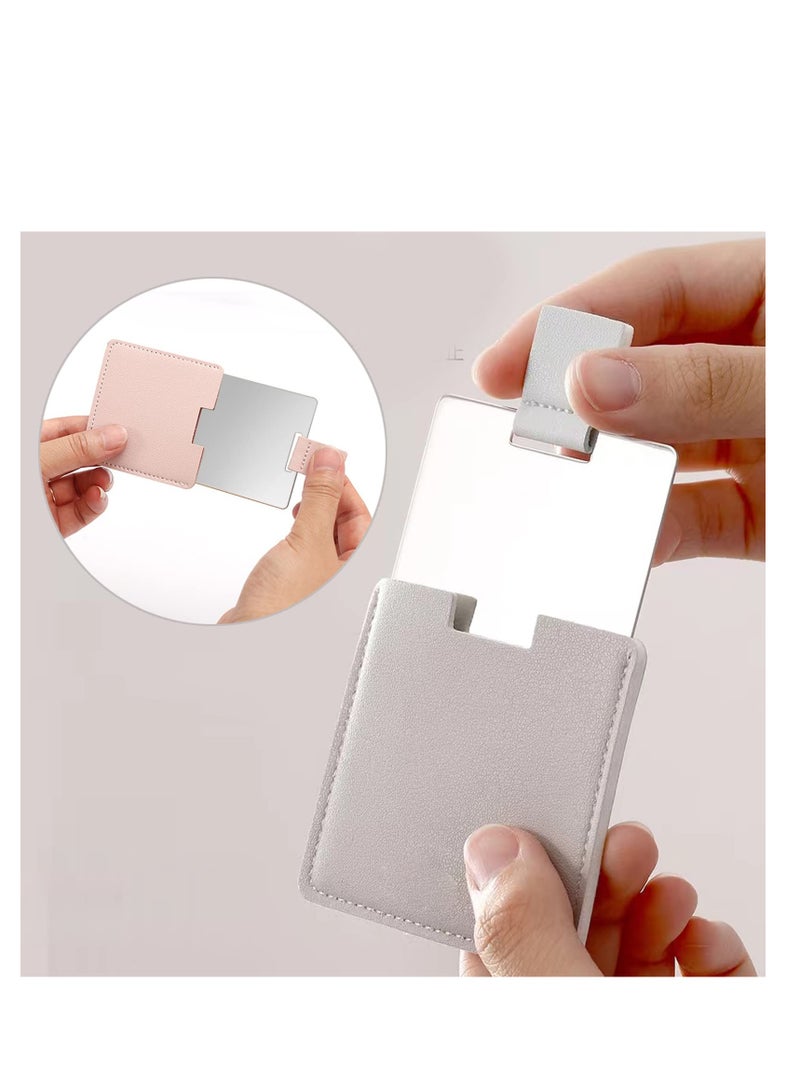 SYOSI 3 PCS Small Compact Mirror for Purse Mini Mirror Travel Handheld Makeup Mirro Portable Folding Mirror, Pocket Cosmetic Travel Mirror, Stainless Steel Compact Cosmetic Mirrorr - Image 2