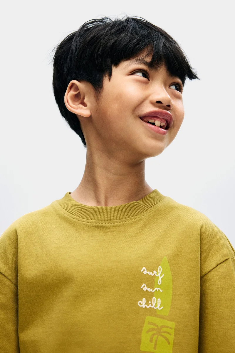 H&M Loose-fit printed T-shirt